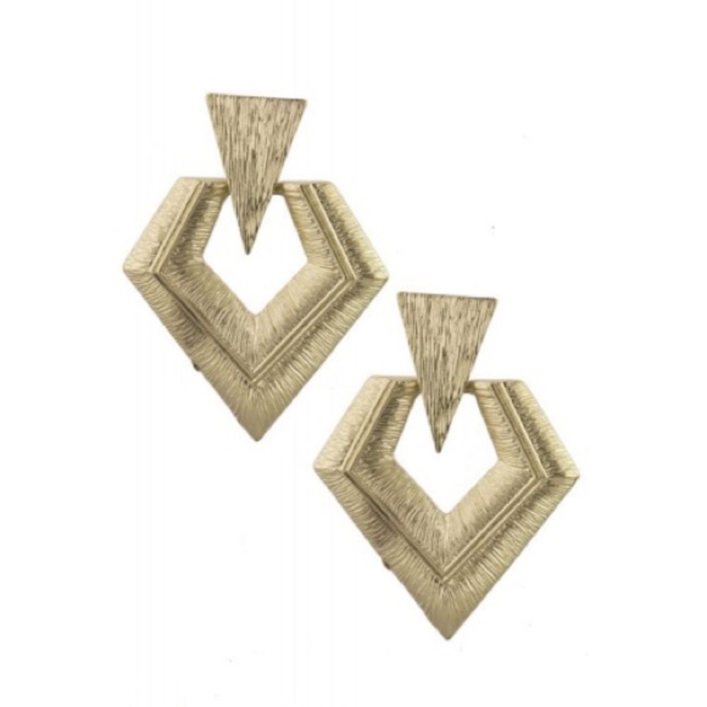 Geo Doorknocker Earrings